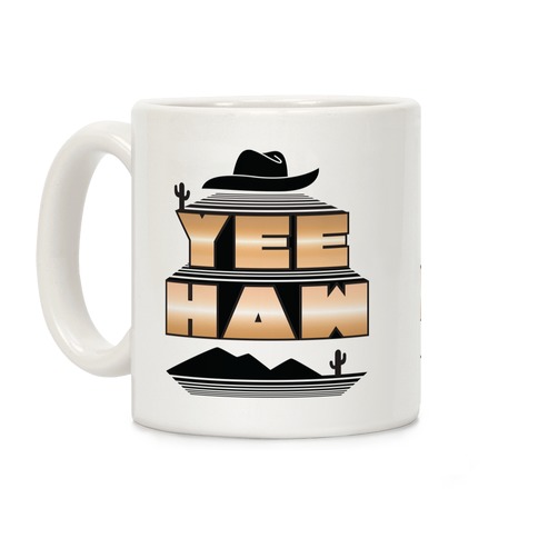 Retro 80s Yee Haw Coffee Mug