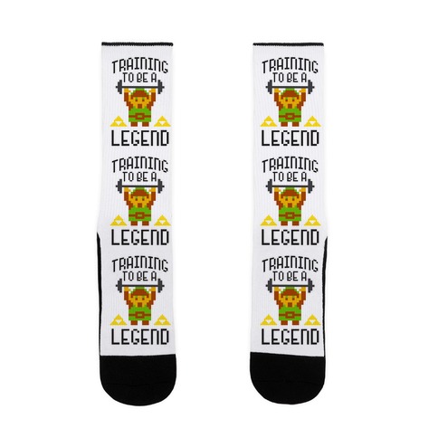 Training To Be A Legend Sock