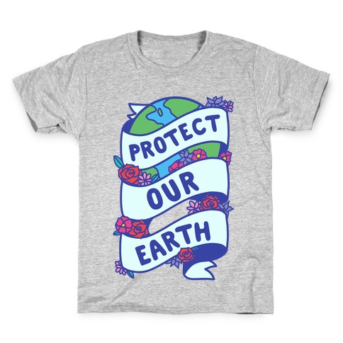 Protect Our Earth Ribbon Kids T-Shirt