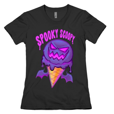Spooky Scoopy Womens T-Shirt