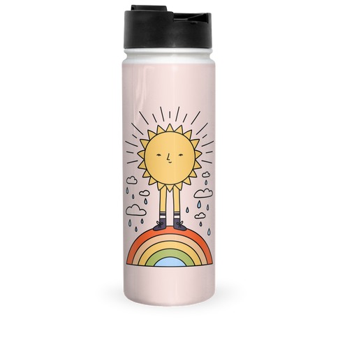 Solar Power Rainbow Travel Mug