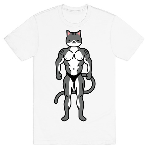 Buff Cat Grey Tabby T-Shirt