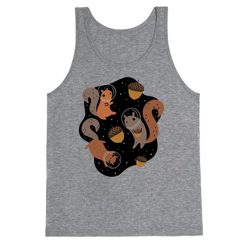 Squirrels In Space Tank Top