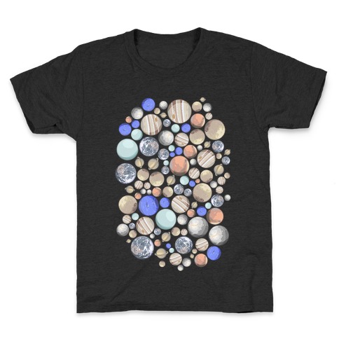 Planets Pattern Kids T-Shirt
