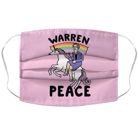Warren Peace Accordion Face Mask