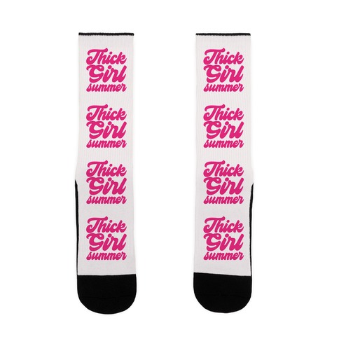 Thick Girl Summer Parody Sock