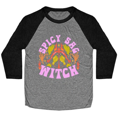 Spicy Sag Witch Baseball Tee