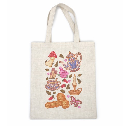 Cottagecore Peens Pattern Casual Tote