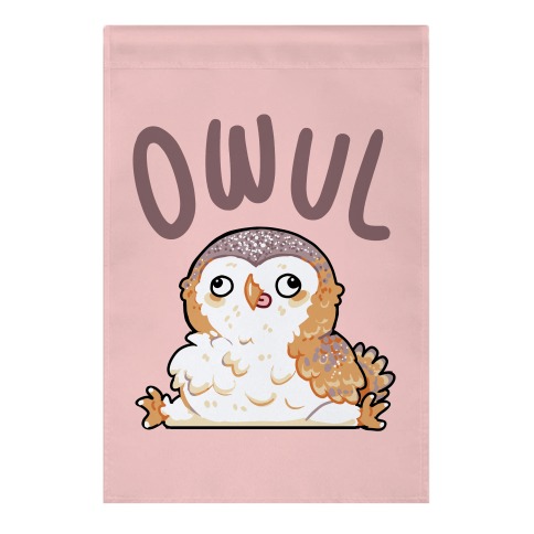 Derpy Owl Owul Garden Flag