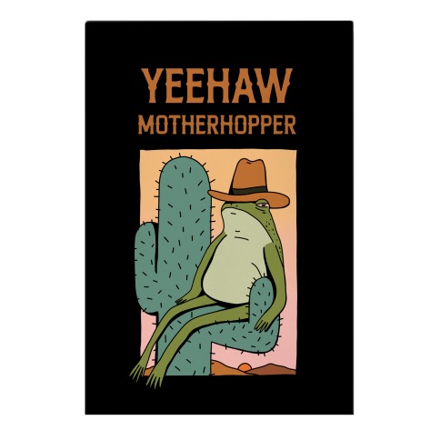 yeehaw motherhopper Garden Flag