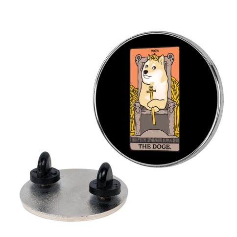 The Doge Tarot Parody Pin