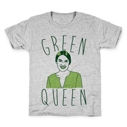 Green Queen AOC Kids T-Shirt