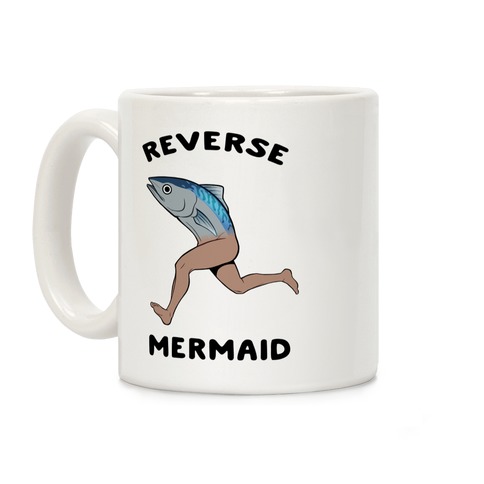 Reverse Mermaid Coffee Mug