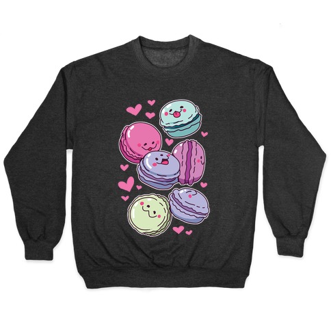 Cute Macarons Pattern Pullover