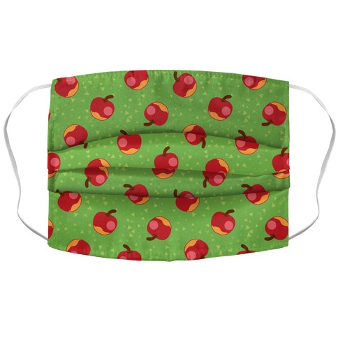Apple Pattern Accordion Face Mask