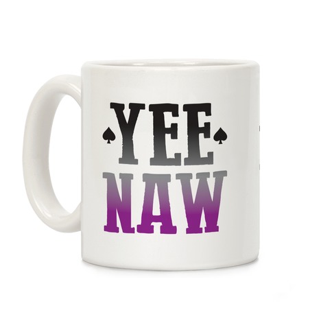 Yee Naw Asexual Pride Coffee Mug