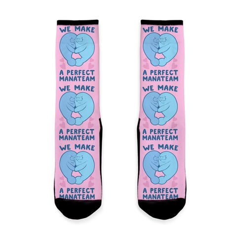 We Make a Perfect Manateam Sock