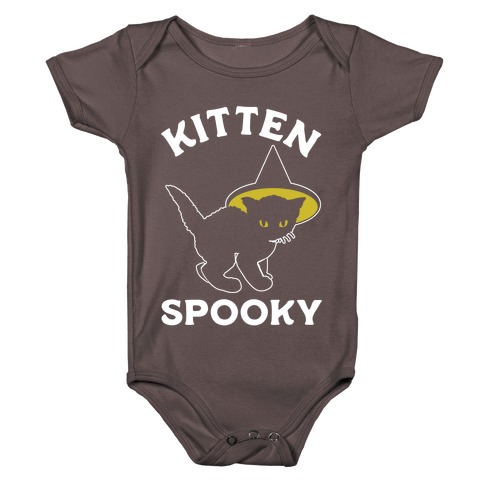 Kitten Spooky Baby One-Piece