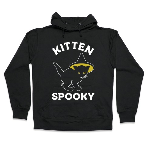 Kitten Spooky Hooded Sweatshirt