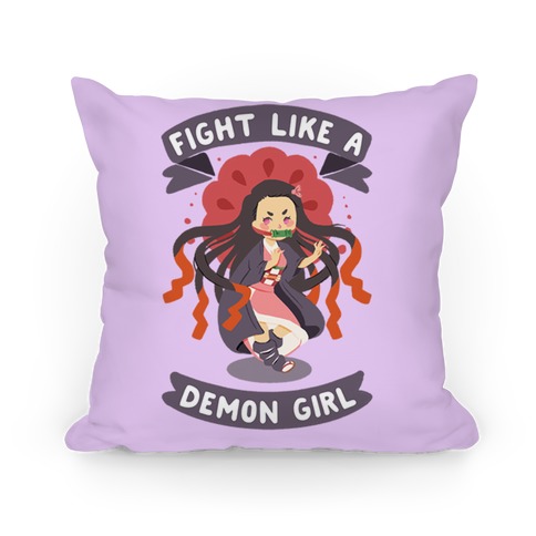Fight Like a Demon Girl Nezuko Pillow