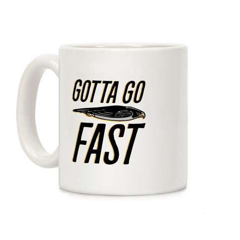 Gotta Go Fast Falcon Parody Coffee Mug