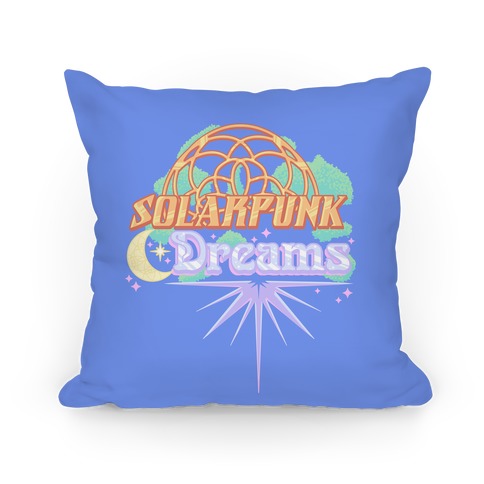 Solarpunk Dreams Pillow