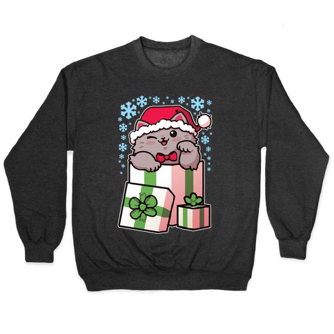 Cute Christmas Cat Pullover