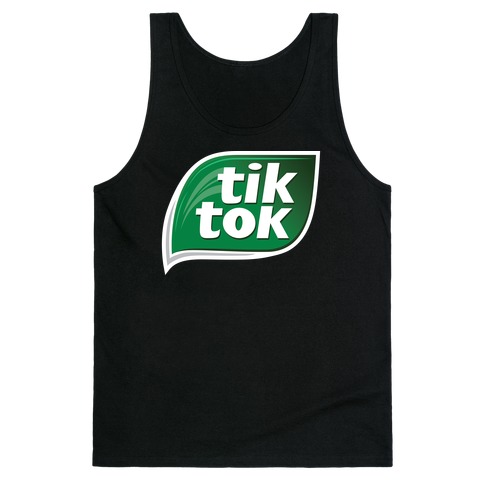 TikTok Tic Tac Parody Logo Tank Top