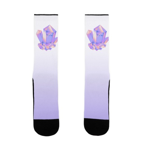 Happy Healing Crystal Sock