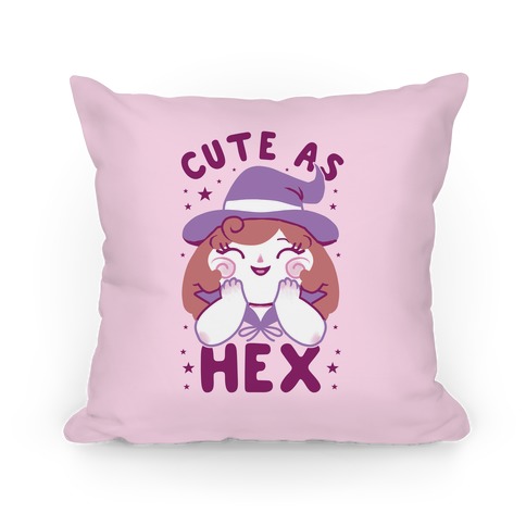 Cute As Hex Pillow