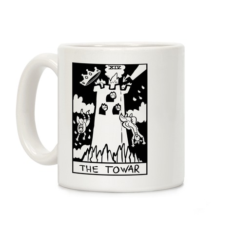 Badly Drawn Tarots: The Tower Coffee Mug
