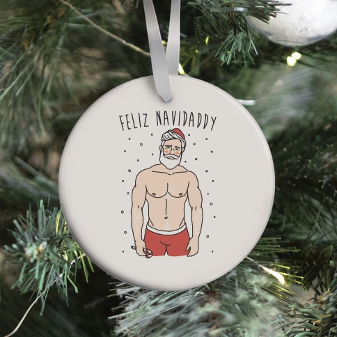 Feliz Navidaddy Parody Ornament