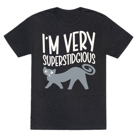 Superstidgious Derpy Cat Parody T-Shirt