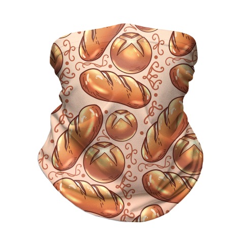 Bread Pattern Neck Gaiter