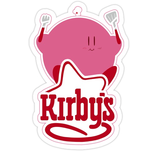 Kirby's Die Cut Sticker