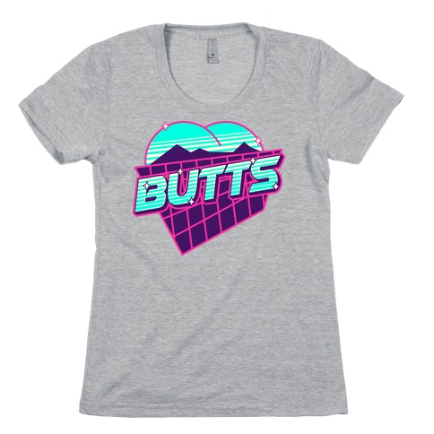 Retro Butts Womens T-Shirt