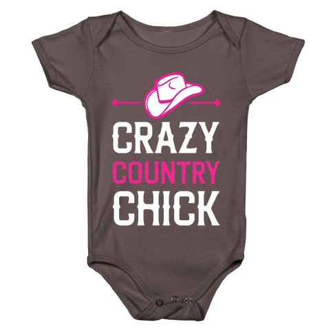 Crazy Country Chick Baby One-Piece