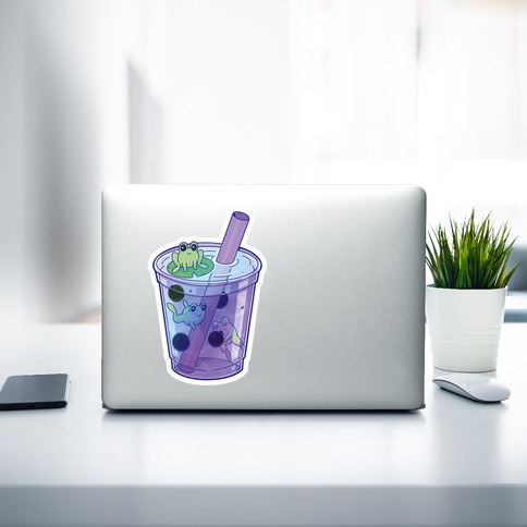 Frog Water Drinking straw - Frog - Sticker