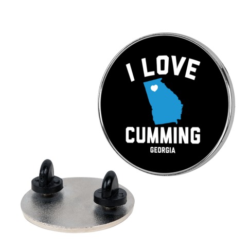 I Love Cumming Georgia Pin