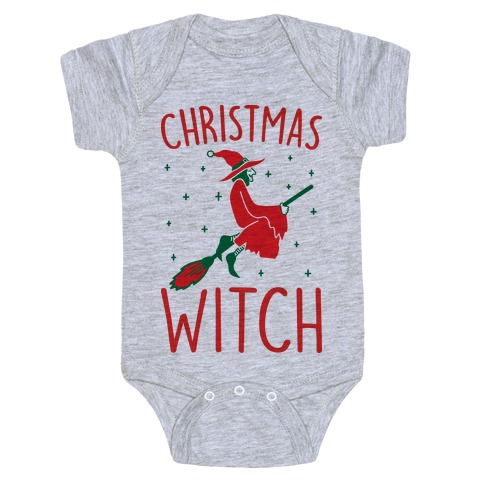 Christmas Witch Baby One-Piece
