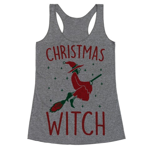 Christmas Witch Racerback Tank Top