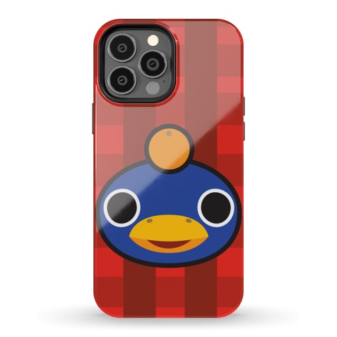 Roald Sitting With An Orange On His Head (Animal Crossing) Phone Case