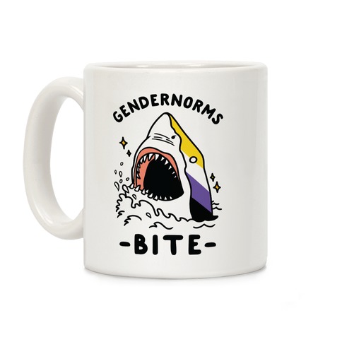 Gendernorms Bite Non-Binary Coffee Mug