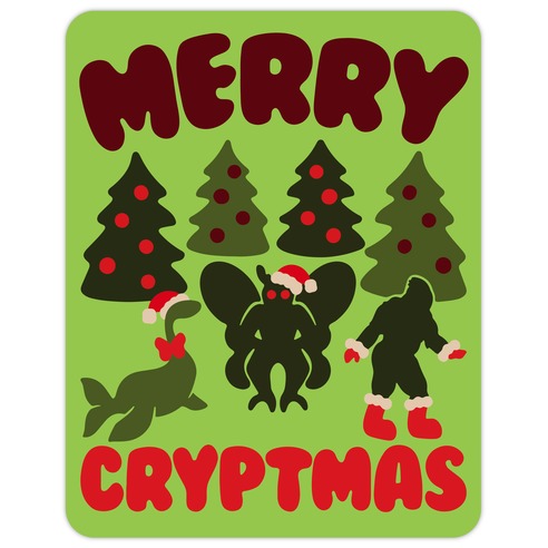 Merry Cryptmas Die Cut Sticker