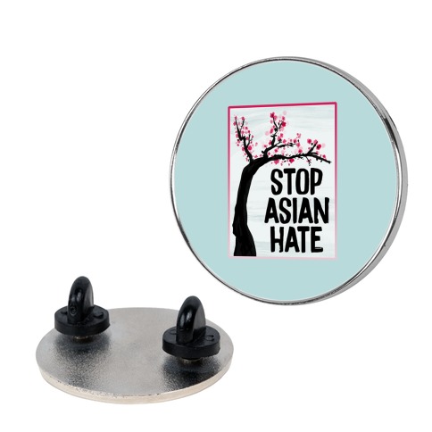 Stop Asian Hate Plum Blossoms Pin