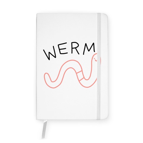 Werm Derpy Worm Notebook