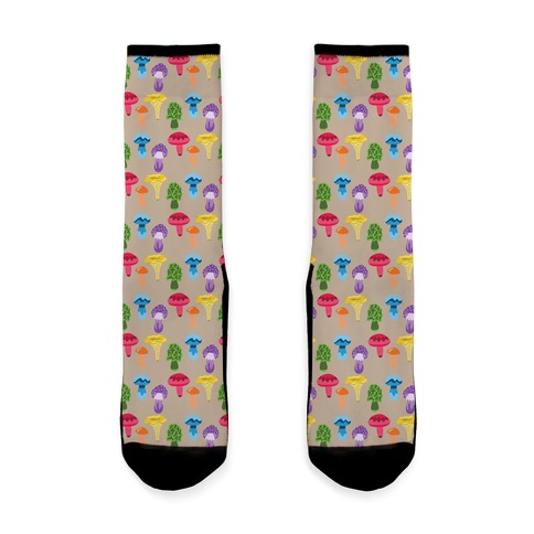 Gay Mushroom Pattern Sock