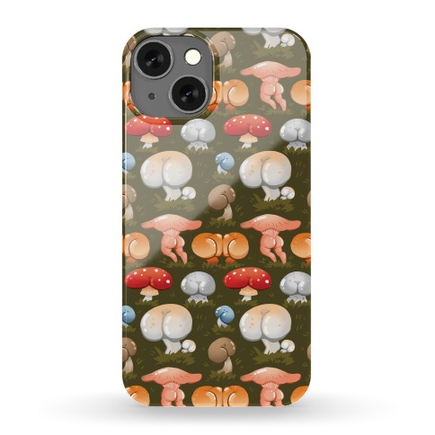 Butt Mushroom Pattern Phone Case