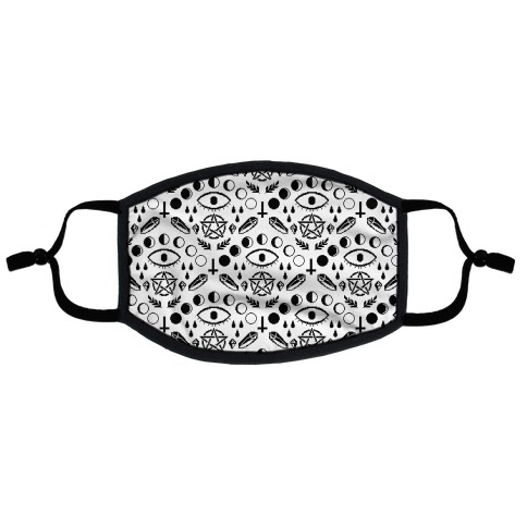 Occult Pixel Pattern Flat Face Mask