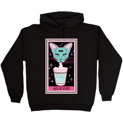 Creepy Cute Tarots: Ace of Cups Hooded Sweatshirt